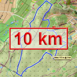 10km-Strecke auf AllTrails